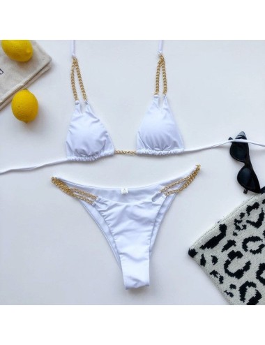 Bikini plażowe z wiązaniem na szyi