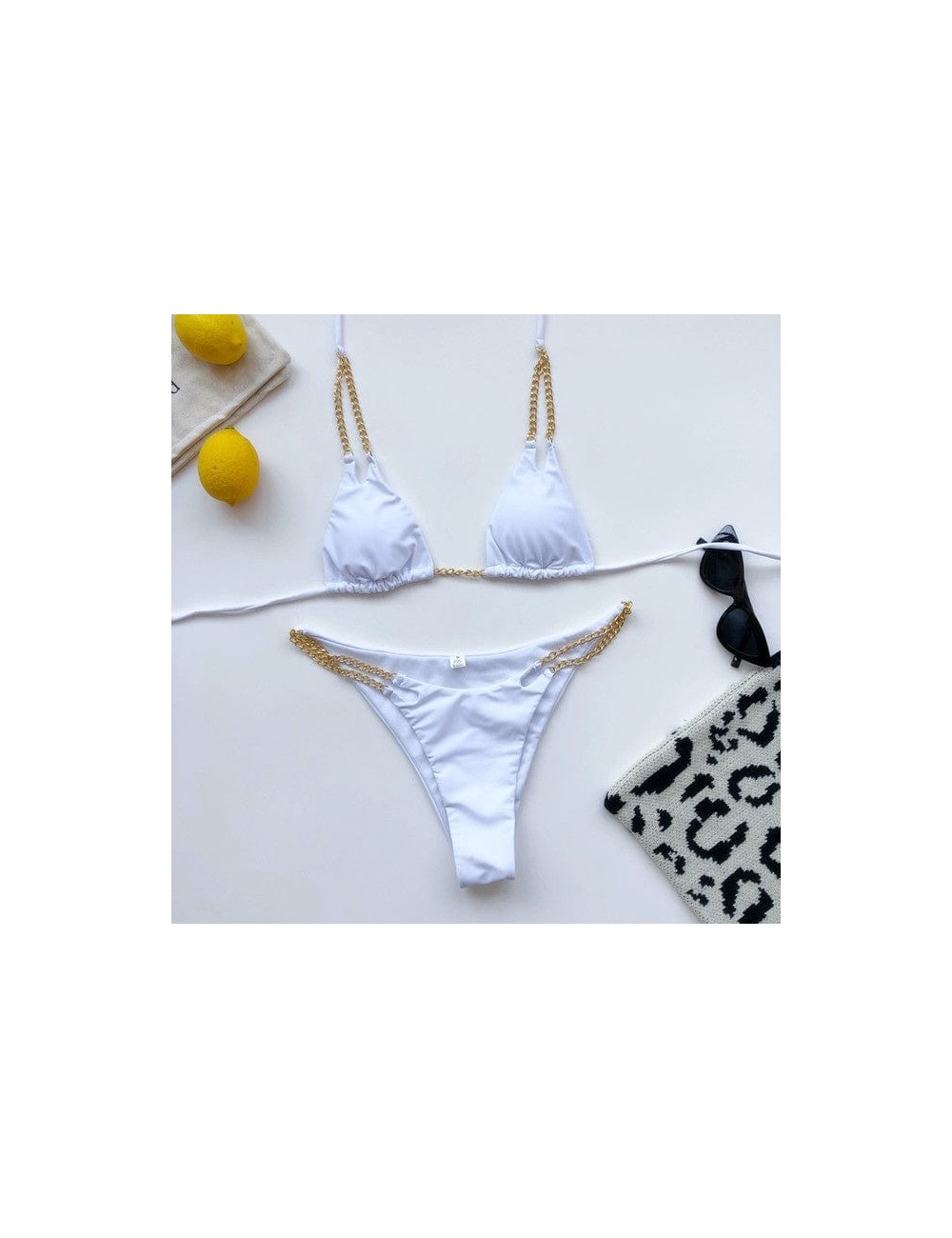 Bikini plażowe z wiązaniem na szyi