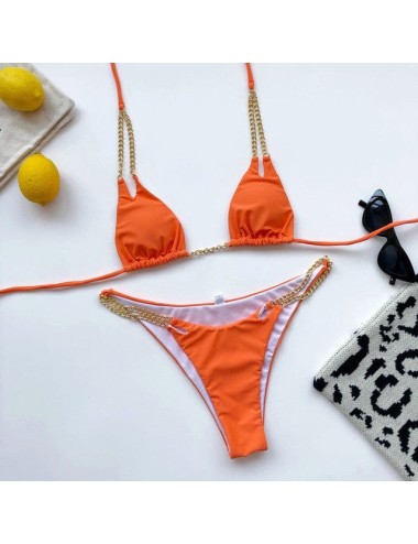 Bikini plażowe z wiązaniem na szyi