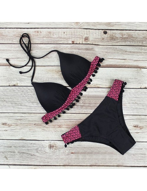 Bikini kąpielowe z usztywnianymi miseczkami