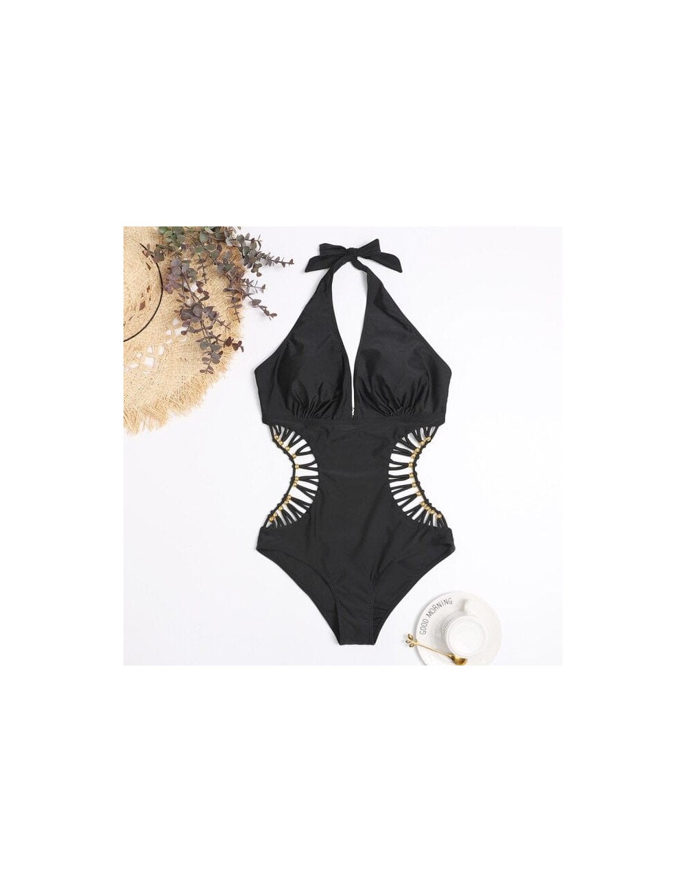 Monokini z efektownymi wycięciami