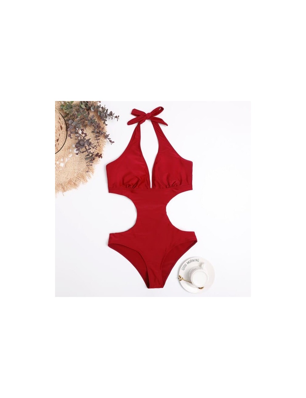 Stylowy monokini z pełnym krojem