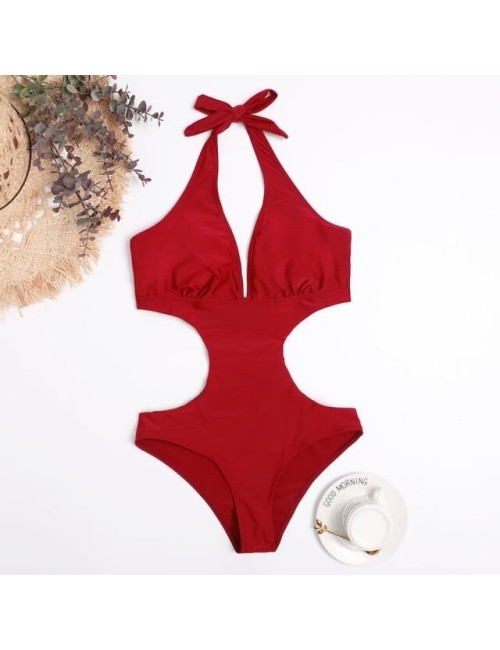 Stylowy monokini z pełnym krojem
