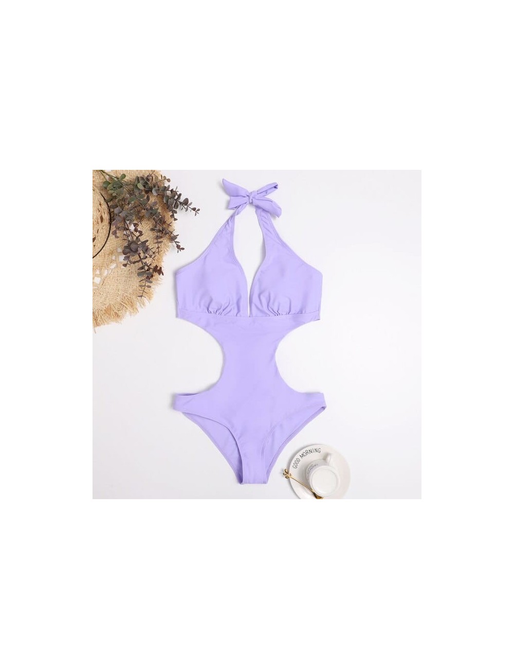 Stylowy monokini z pełnym krojem