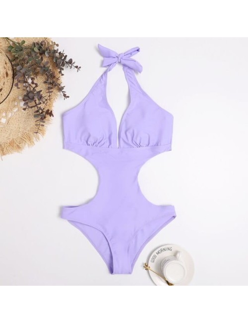 Stylowy monokini z pełnym krojem