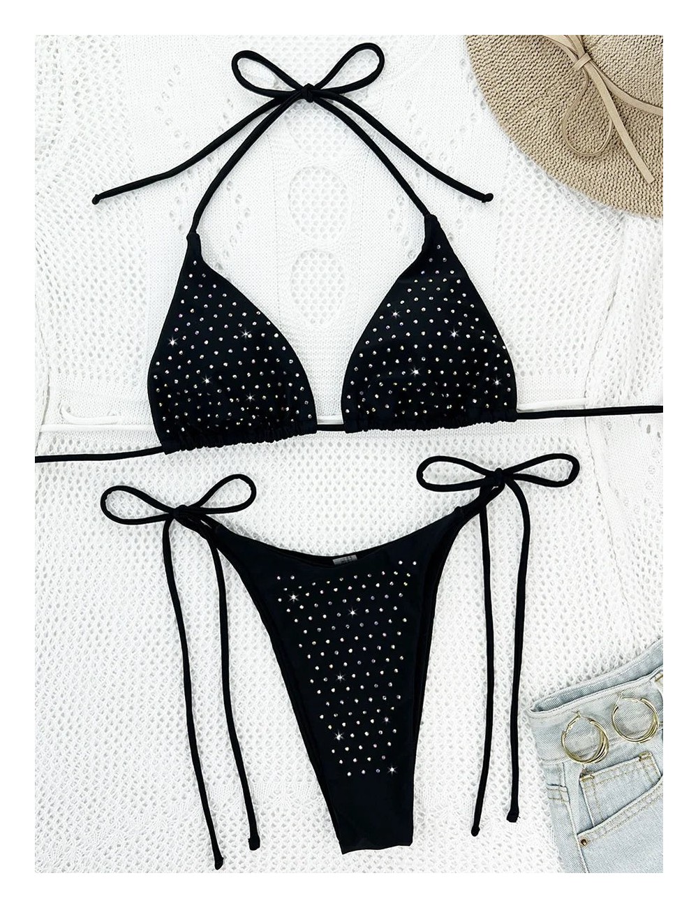 Luksusowe bikini z cyrkoniami