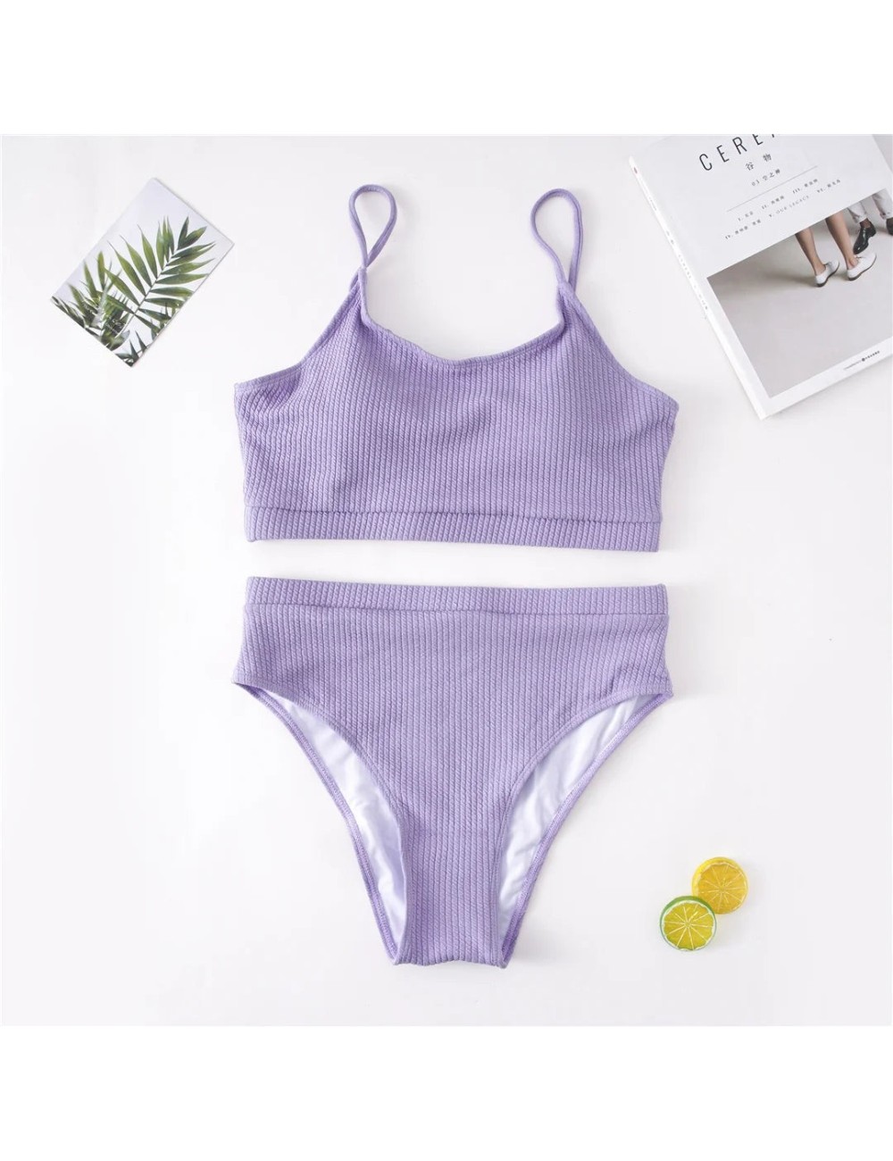Dwuczęściowy strój kąpielowy plus size z regulowanymi ramiączkami