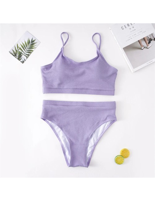 Dwuczęściowy strój kąpielowy plus size z regulowanymi ramiączkami