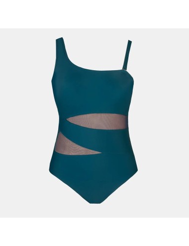 Strój kąpielowy plus size z asymetrycznym krojem