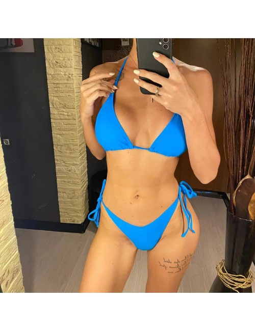 Bikini z regulowanymi trójkątnymi miseczkami