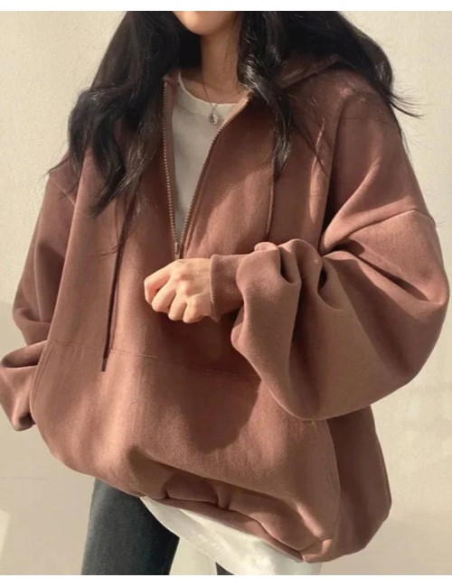 Wygodna bluza oversize z kapturem