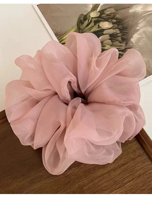 Szyfonowa gumka do włosów scrunchie