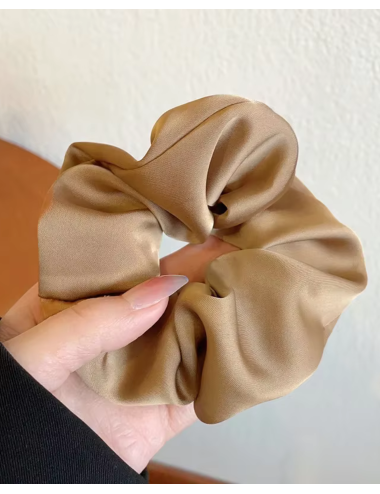 Satynowa frotka do włosów scrunchie