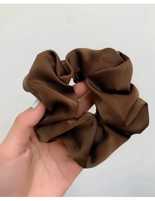 Satynowa frotka do włosów scrunchie