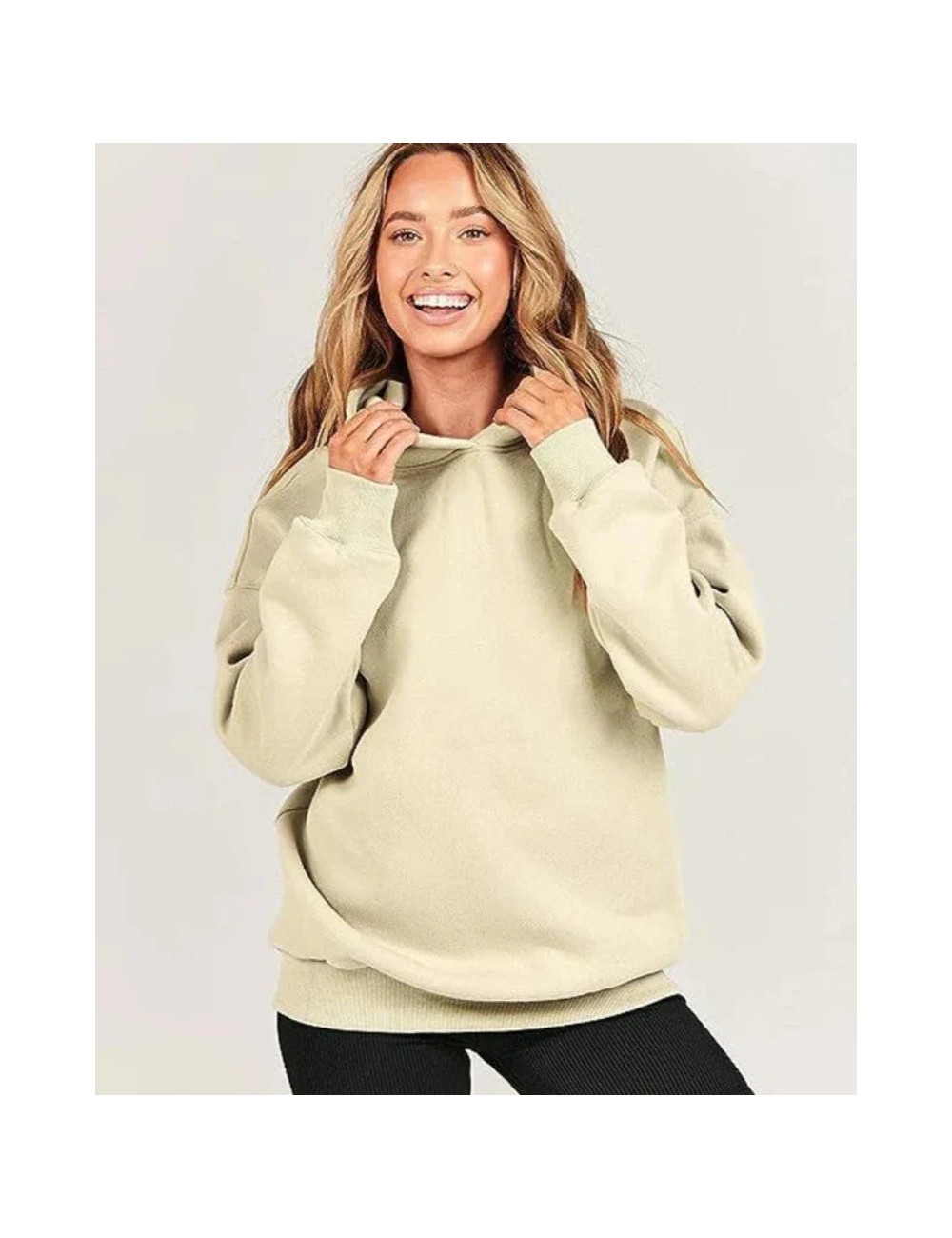 Klasyczna bluza oversize z kapturem