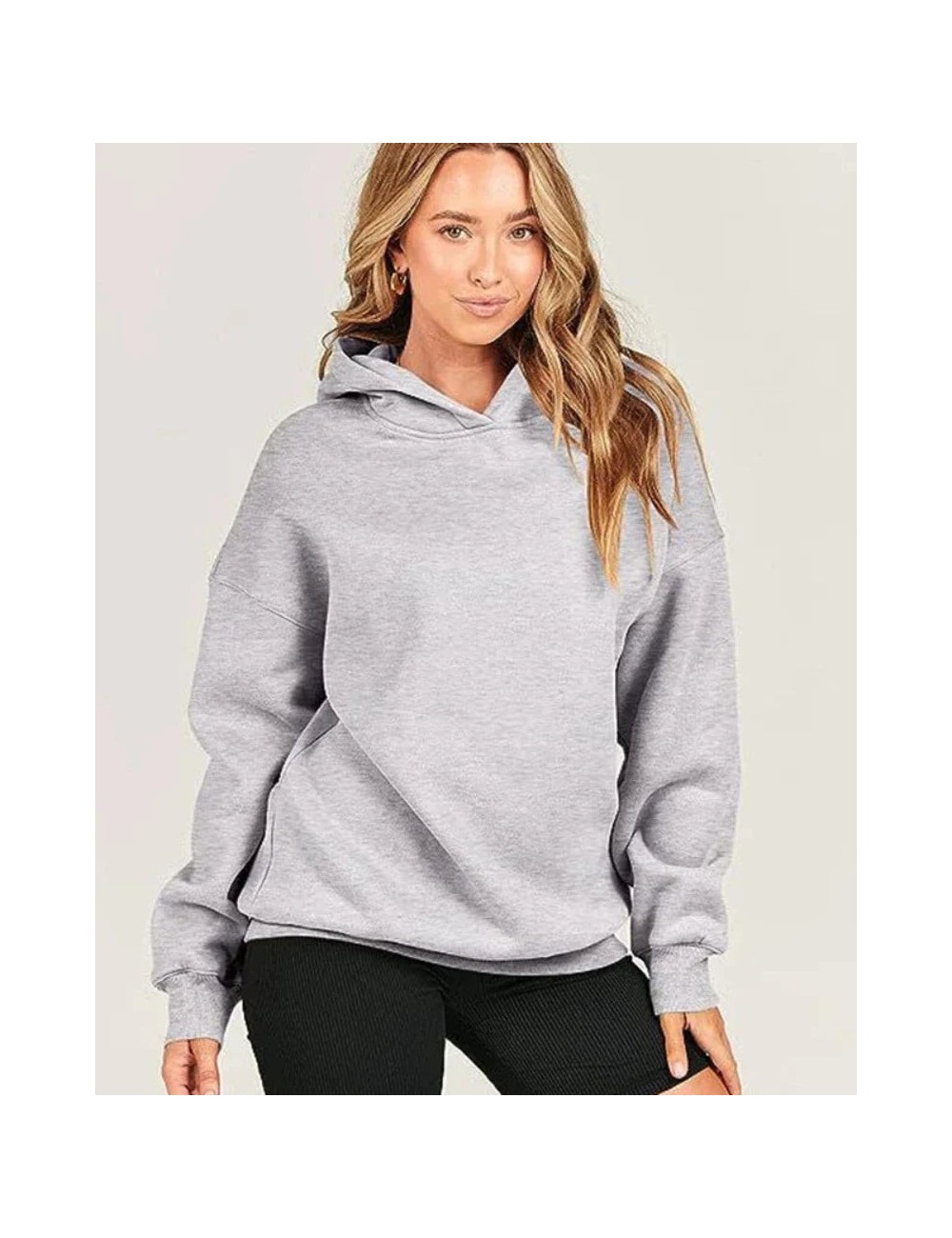 Klasyczna bluza oversize z kapturem
