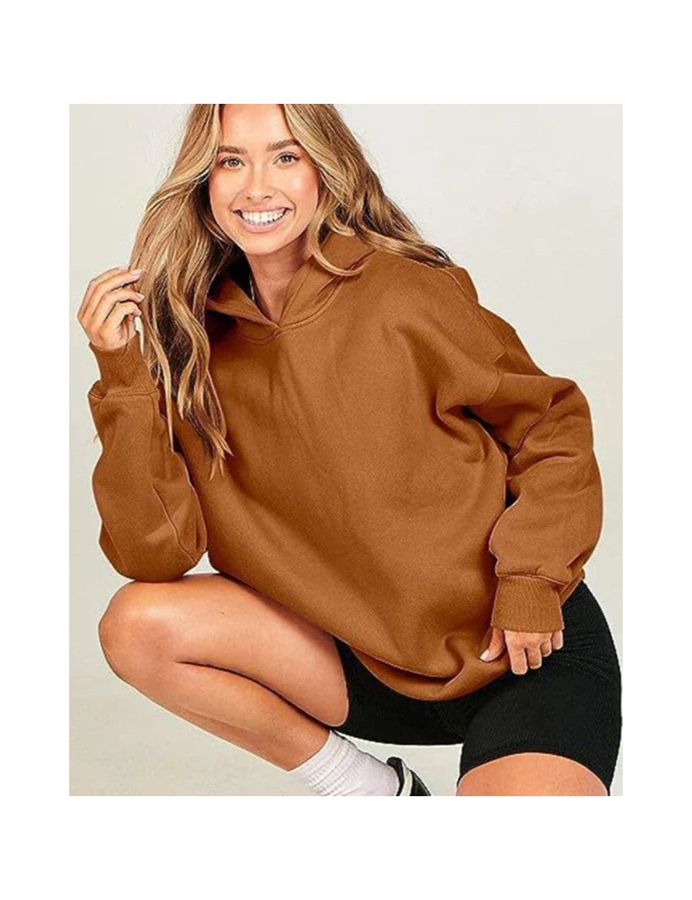 Klasyczna bluza oversize z kapturem