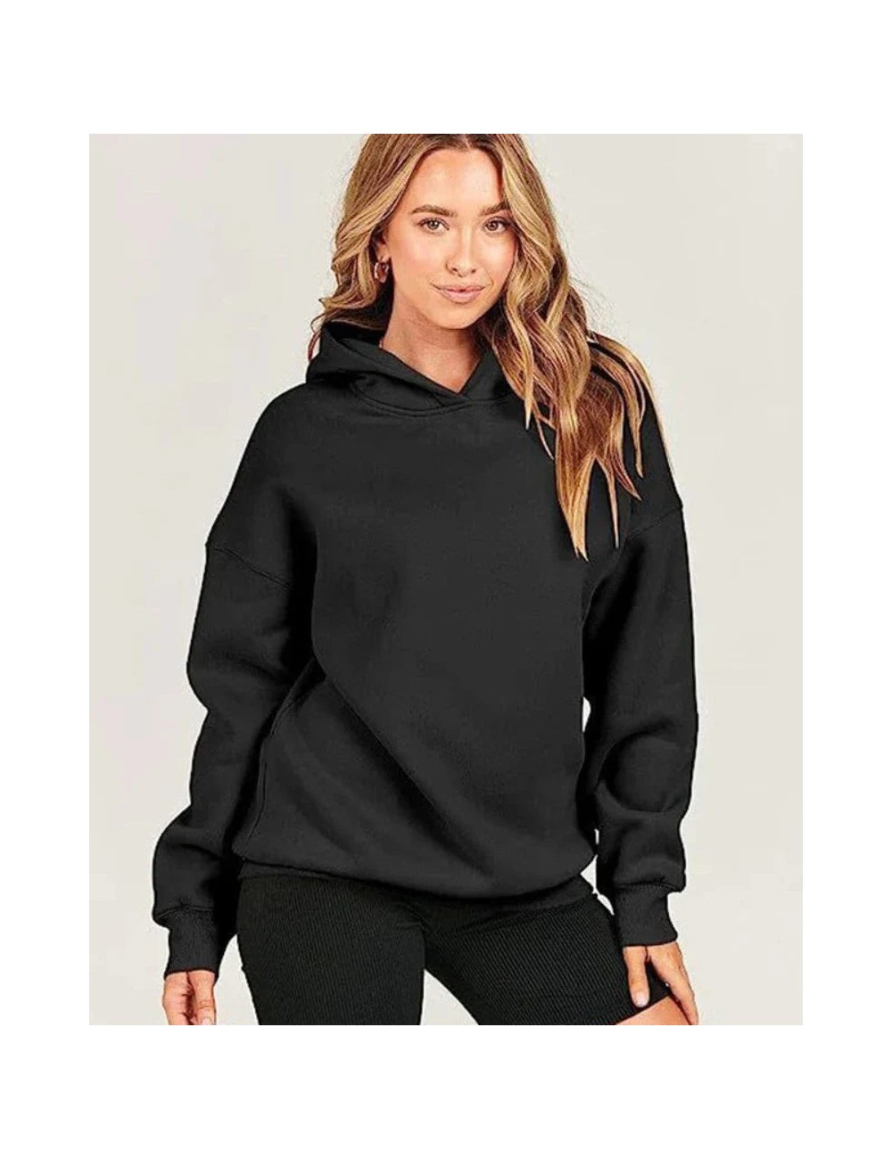 Klasyczna bluza oversize z kapturem