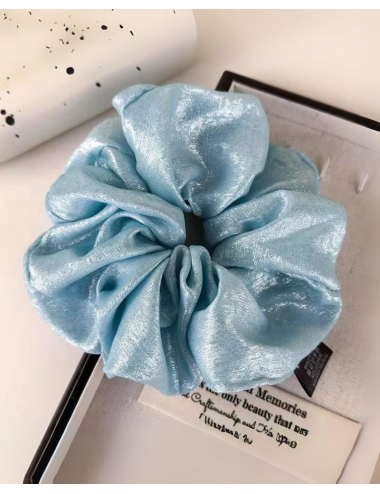 Frotka do włosów scrunchie połyskująca