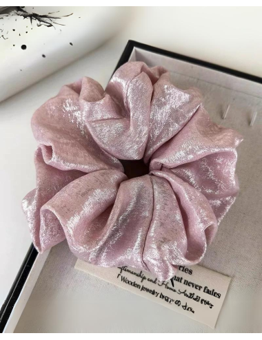 Frotka do włosów scrunchie połyskująca