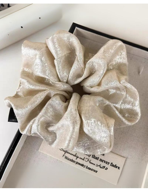 Frotka do włosów scrunchie połyskująca