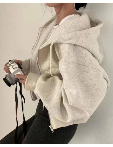 Bluza rozpinana oversize z kapturem