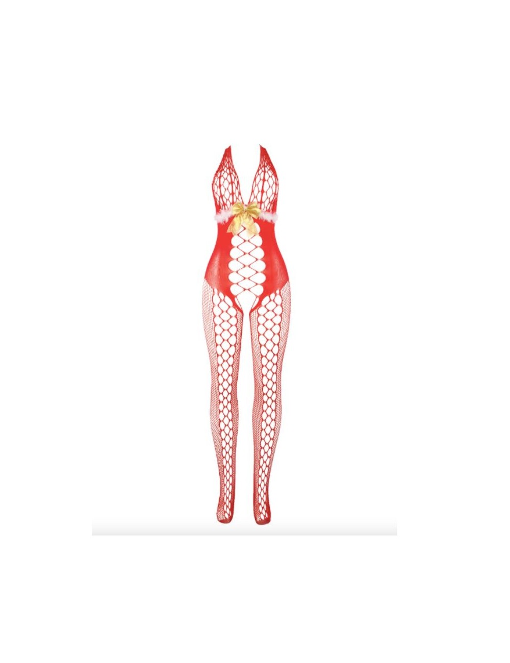 Świąteczne długie bodystocking