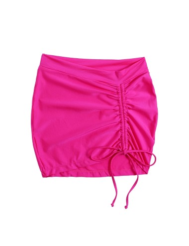 Transparentna mini spódniczka ze ściągaczem