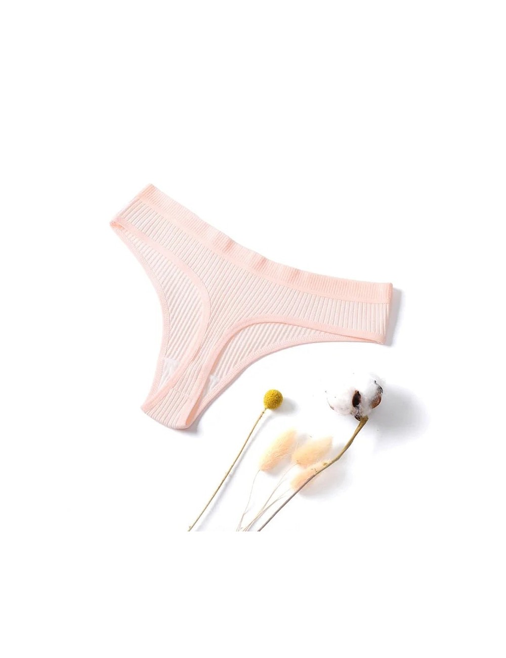 Majtki prążkowane stringi