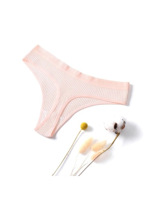 Majtki prążkowane stringi