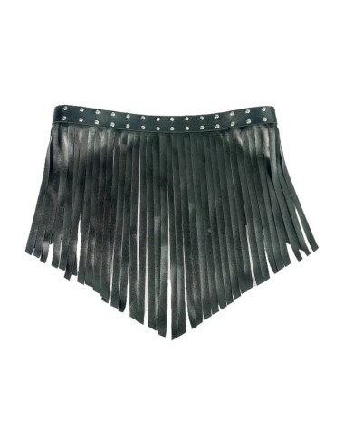 Skórzany harness w formie spódniczki