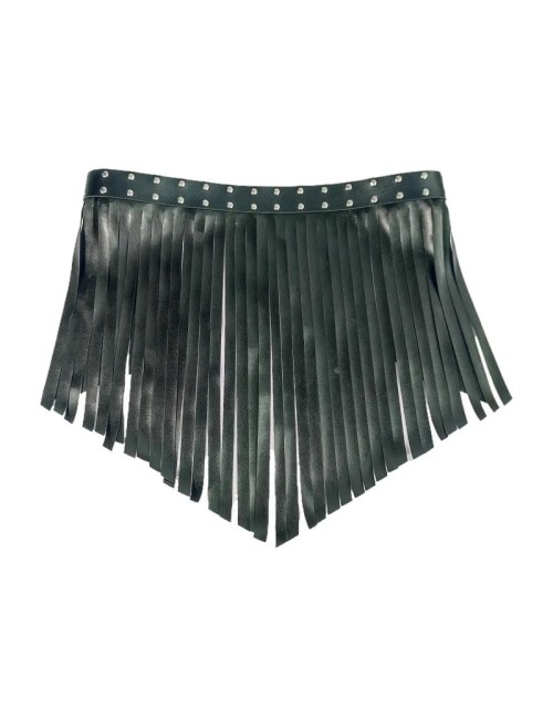 Skórzany harness w formie spódniczki