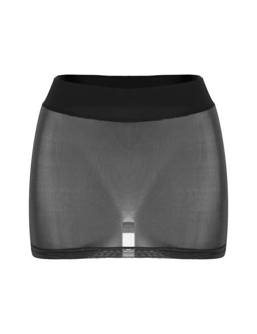 Transparentna mini spódniczka