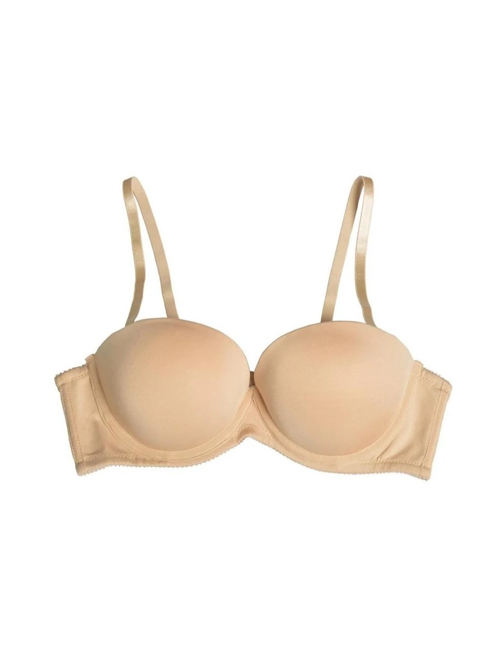 Biustonosz bardotka z efektem push-up