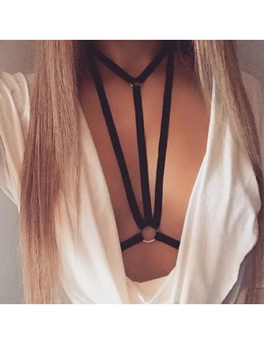 Harness z paskami do biustonosza