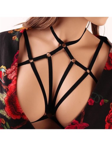 Ozdobny harness do biustonosza