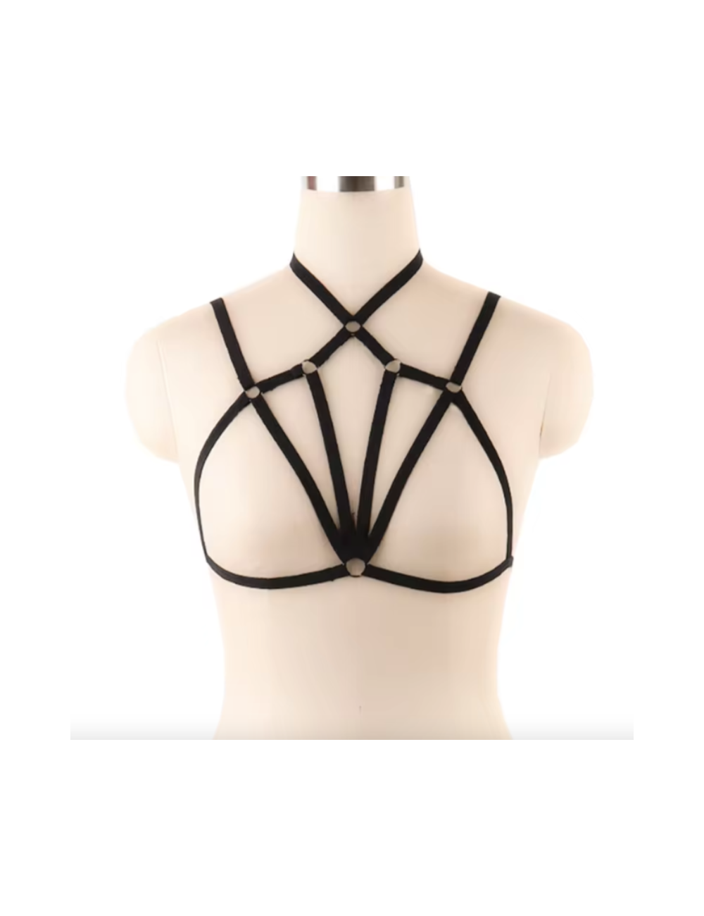 Ozdobny harness do biustonosza