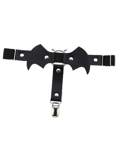 Harness na udo z motywem nietoperza