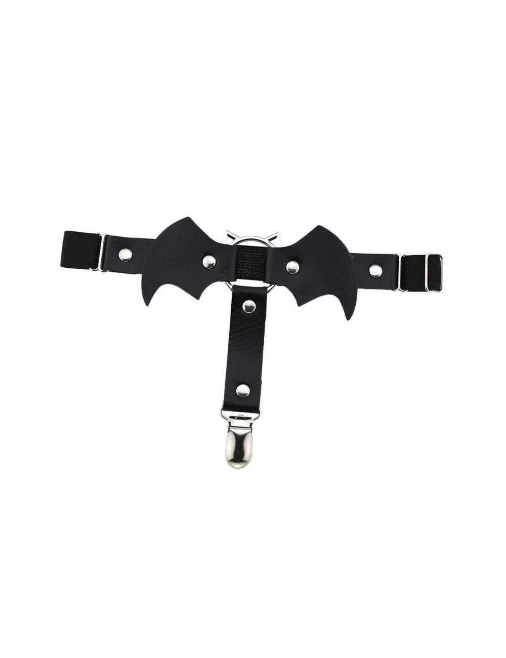 Harness na udo z motywem nietoperza