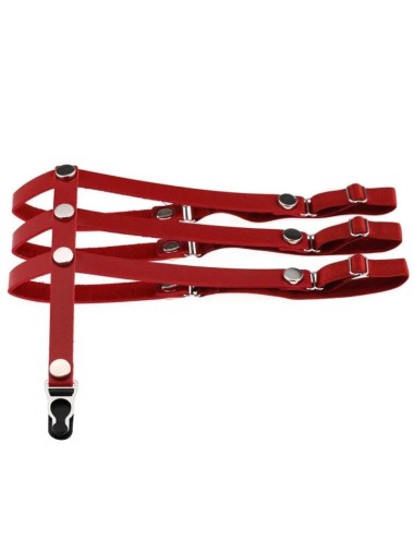 Harness na udo z pasem do pończoch