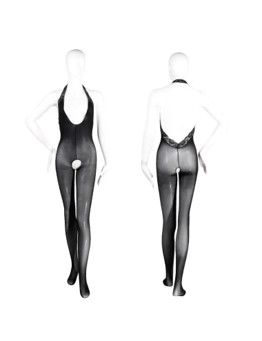 Bodystocking z odkrytymi plecami