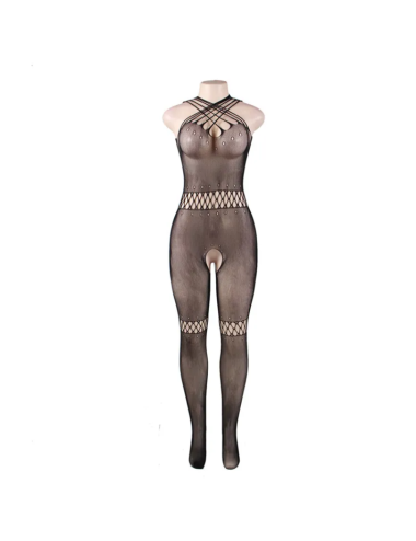 Bodystocking z wiązaniem na szyi