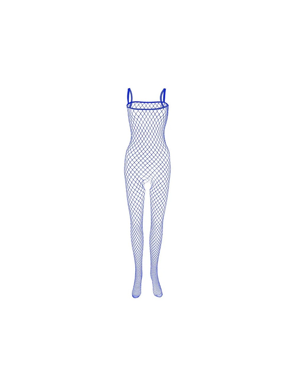 Siateczkowe bodystocking z ramiączkami