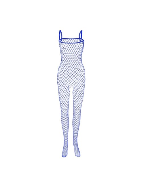 Siateczkowe bodystocking z ramiączkami