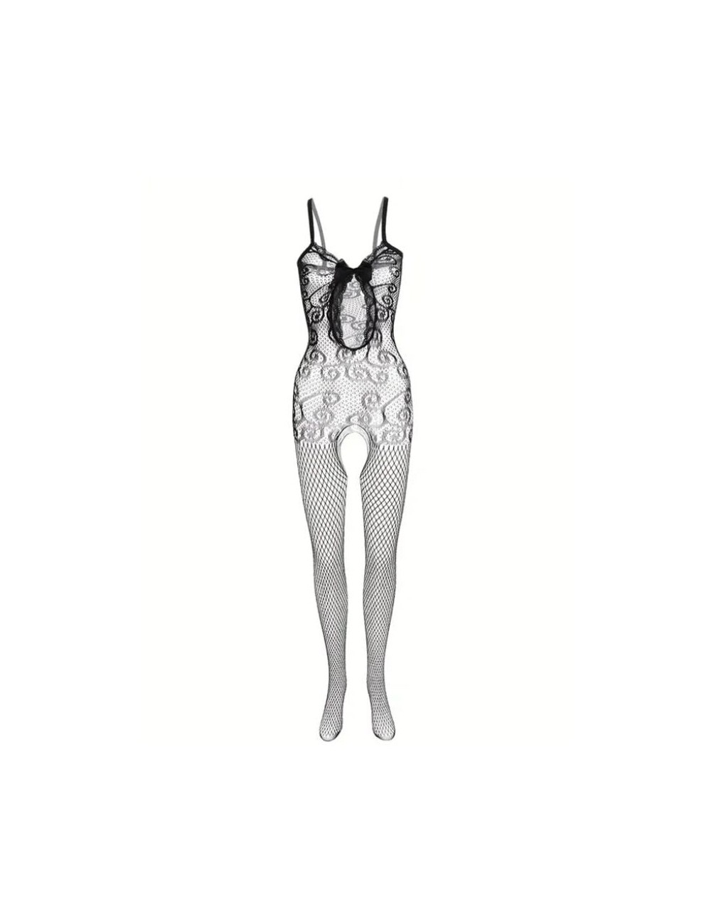 Bodystocking z odsłoniętym brzuchem