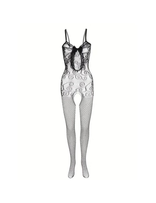 Bodystocking z odsłoniętym brzuchem