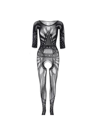 Bodystocking z odkrytymi ramionami