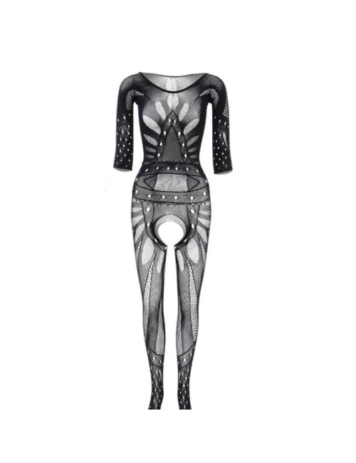 Bodystocking z odkrytymi ramionami